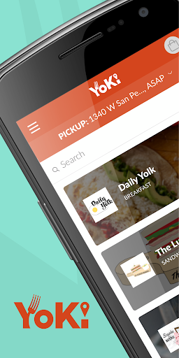 Android application YoKi Food Delivery screenshort