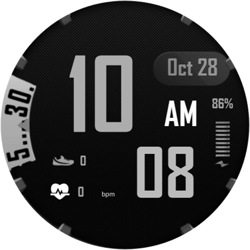 [SSP] Clear Grey Watch Face Latest Icon