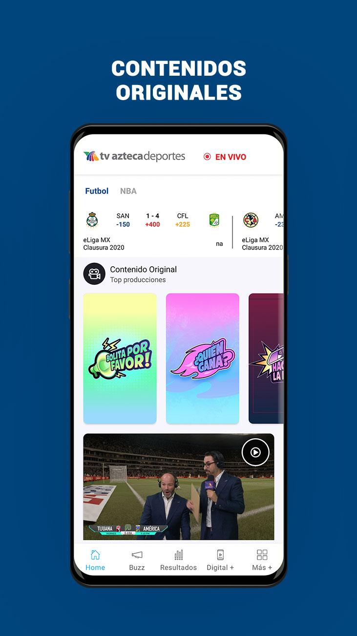 Android application TV Azteca Deportes screenshort