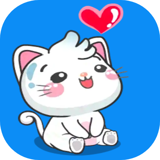 Cute Cat Stickers logo