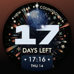New Year Countdown Watch Face сүрөтчөсү
