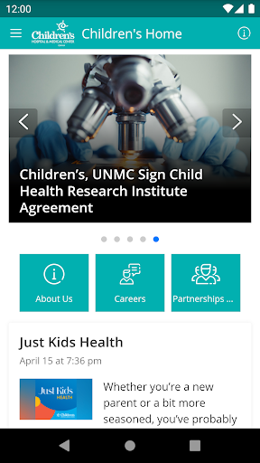 Android application myChildrens screenshort