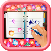 Glam Girl Notes App - Secure Notepad With Lock