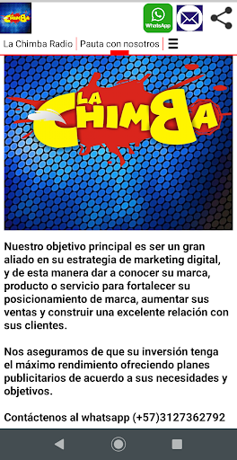 La Chimba Radio Screen 2