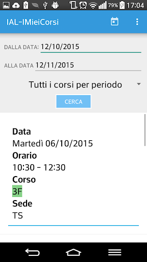 IMieiCorsi Screen 3