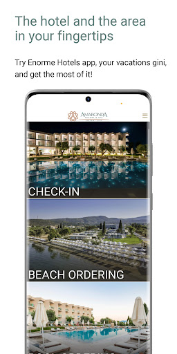 Android application Amaronda Resort screenshort
