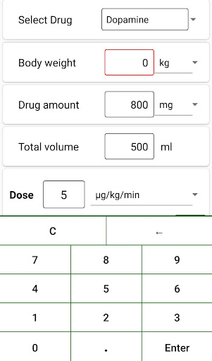 Super Infusion Calculator