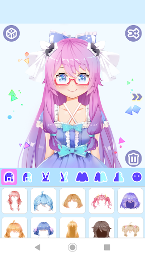 Android application Anime Dress Up 2: Cute Anime G screenshort