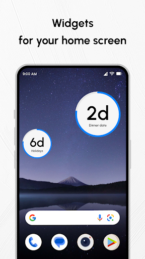 Countdown Time - Event Widget Screenshot 2 - AppWisp.com