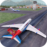 US City Airplane Flight Games icon