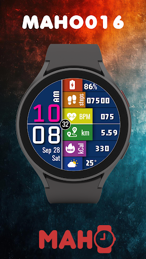 MAHO016 Wear OS Watch Face