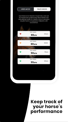 Nabd Equine Heart Rate Monitor Screen 2