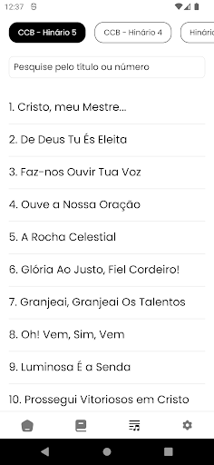 BíbliaHinário Screen 3