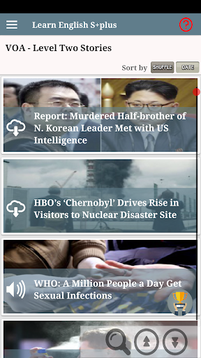 Easy English with VOA News, Le Screen 2