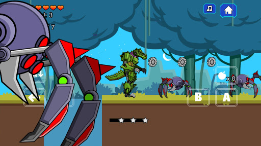 Android application Robot Crocodile Toy Robot War screenshort