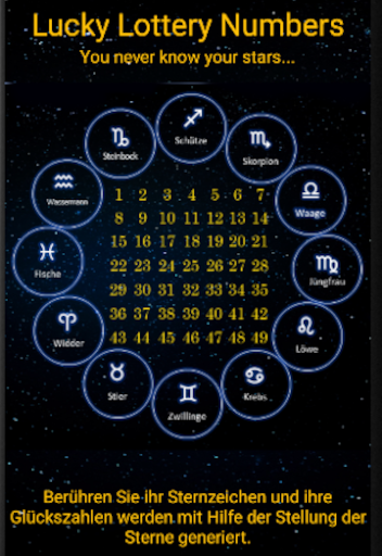 Android application Lottery Stars screenshort
