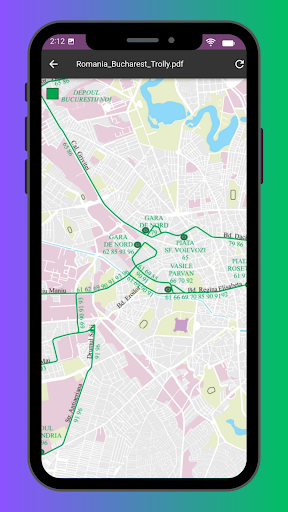 Bucharest Metro & Subway Map Screen 3