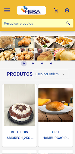 Android application Portal Hera Congelados screenshort