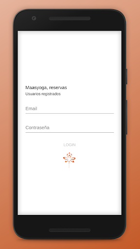 Android application Reservas Maasyoga screenshort