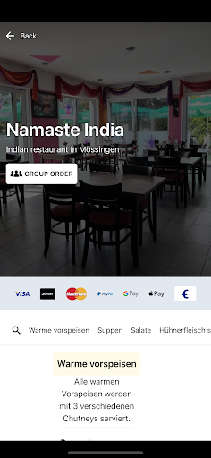 Namaste India Mössingen Screen 2