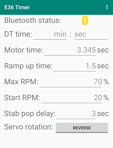Android application E36 Tiny Timer screenshort