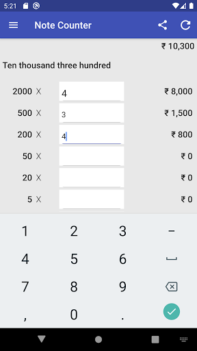 Note Counter Screen 3