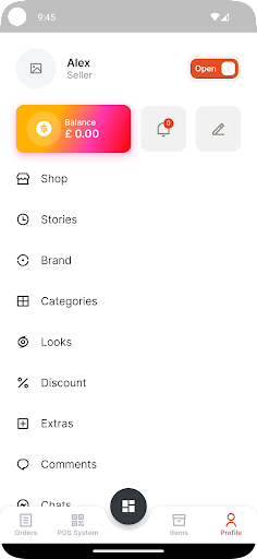 EUCart Seller Screen 3