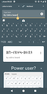 Write in Runic: Rune Writer & Keyboard 2.8.5-runic APK screenshots 1