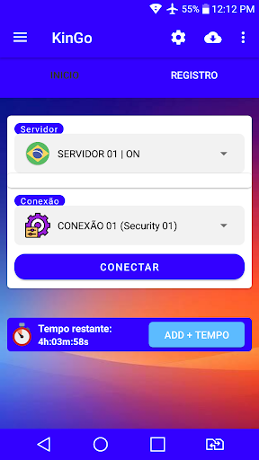 Android application KinGo screenshort