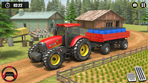 Android application Big Tractor Farming Games screenshort