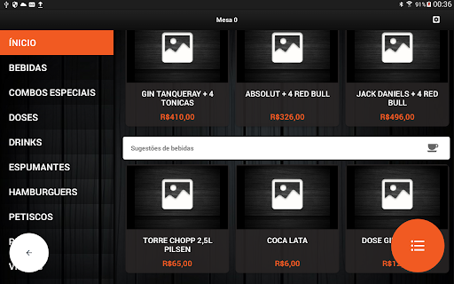 Android application Mídia Cardápio - Pubs screenshort