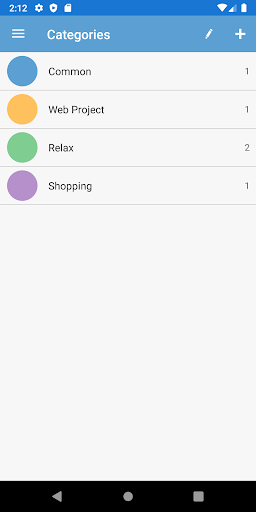 Secure notepad notes checklist Screen 2