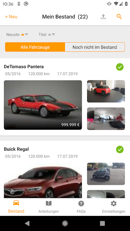 mobile.de Auto-Panorama - 1.1.2.0 - (Android)