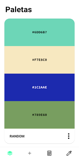 BeColor Color palettes