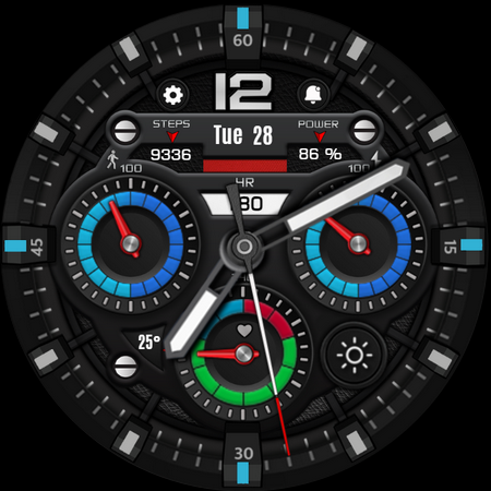 Warshaw Classic Watch Face screenshot 28