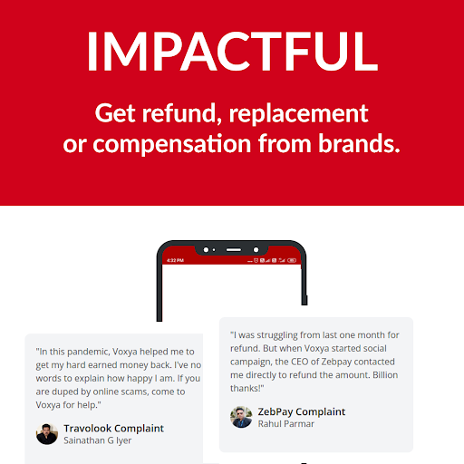 Voxya Consumer Complaint Forum Screen 3