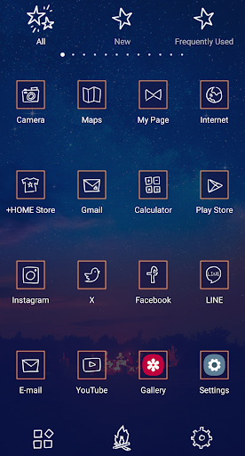Campfire Night Theme +HOME Screen 3