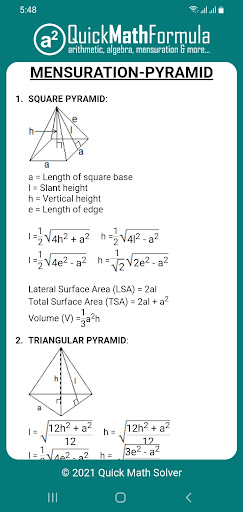 Quick Math Formula ekran görüntüsü