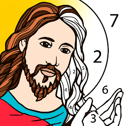Icon image Bible Coloring Book by Number