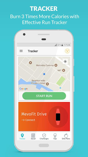 Android application Run for Weight Loss by MevoFit screenshort