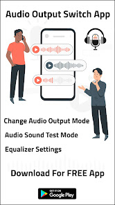 Captura de Pantalla 1 Audio Switch : Output Changer android