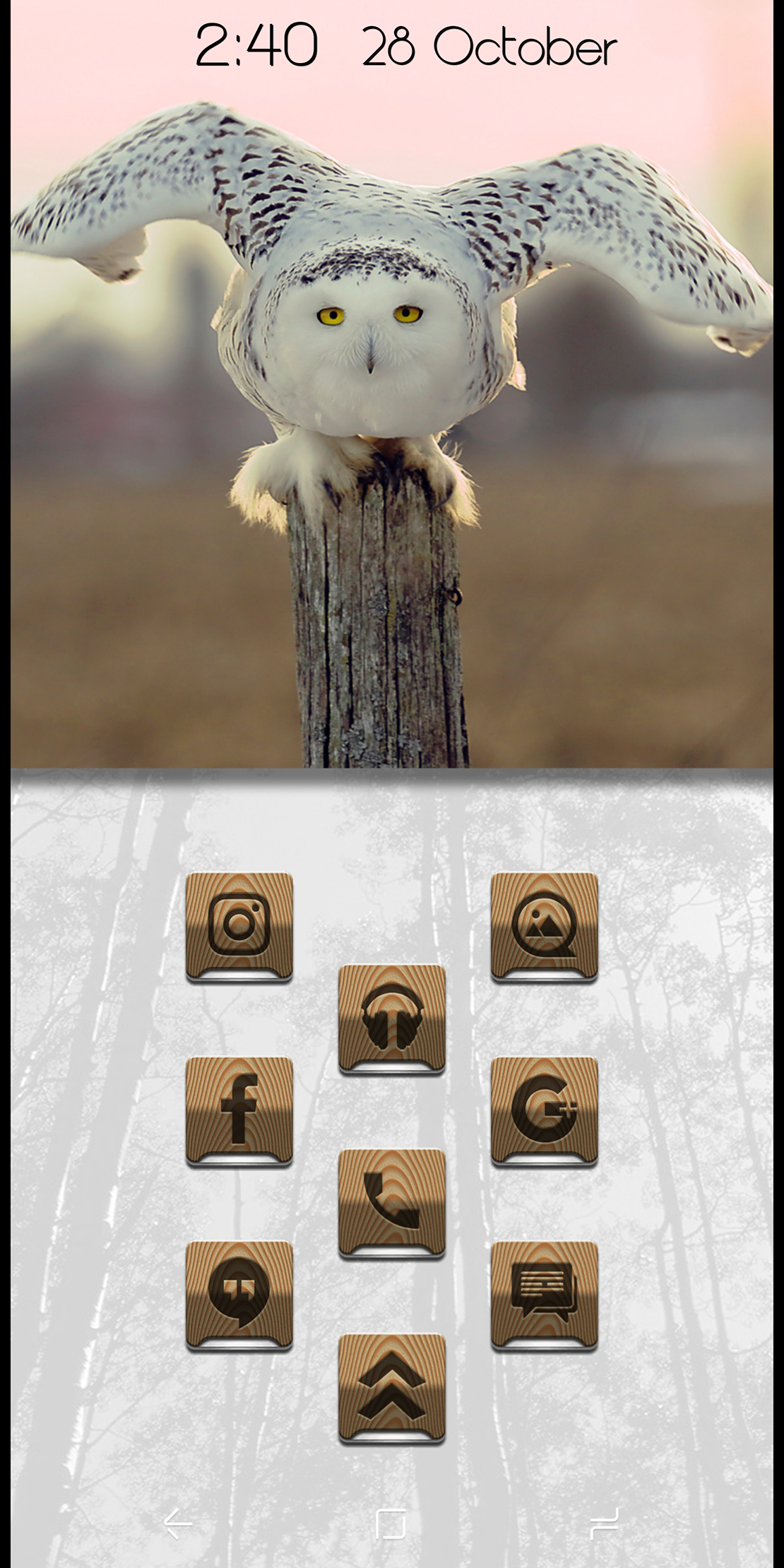 Android application Square Wood Icon Pack screenshort