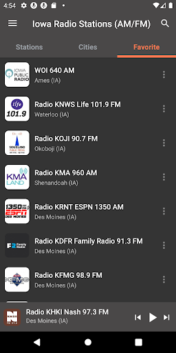 Iowa Radio Stations Screen 3