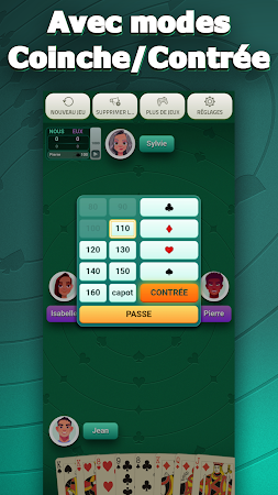 Game screenshot Belote Hors Ligne Individuel hack