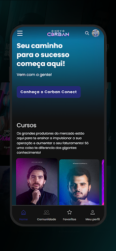 Android application O novo Corban screenshort