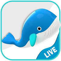 Синий кит живые обои-Кит анимация