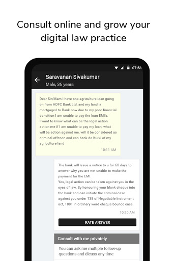 LawyerApp Partner: Digital Law Screen 3