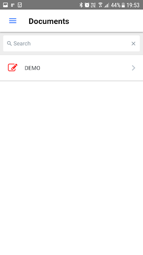 Android application mSign screenshort