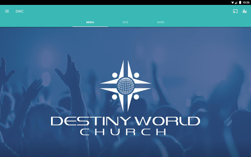 Screenshot of Destiny World Church