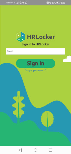 Android application HRLocker screenshort